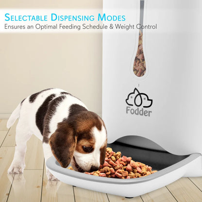 SLAPF30 - Smart Automatic Cat & Dog Food Dispenser - Digital Pet Feeder with Voice Message Playback